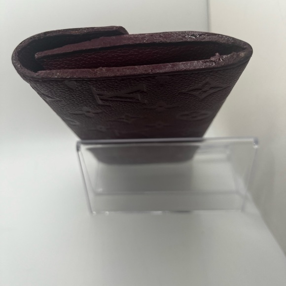 GUC Louis Vuitton Monogram Empreinte Burgundy Curieuse Wallet - Picture 5 of 11